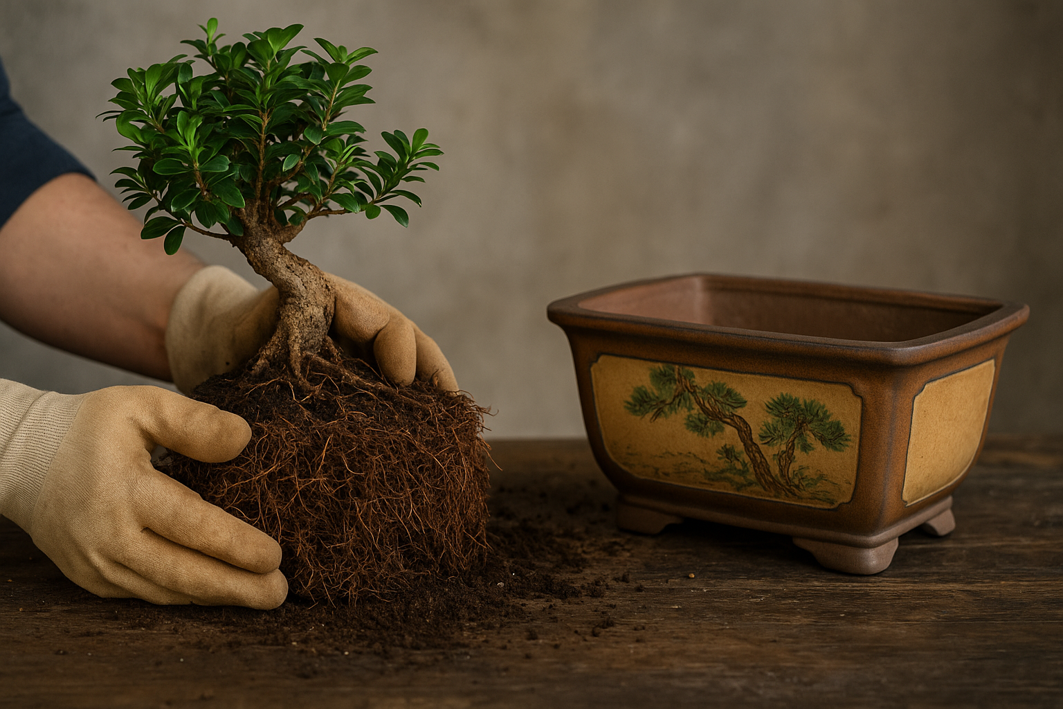 Il rinvaso del bonsai: quando e come farlo