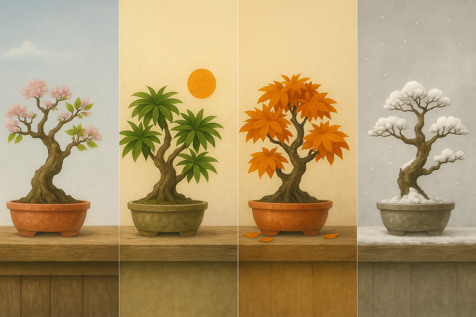 Come prendersi cura di un bonsai durante l’anno: primi passi